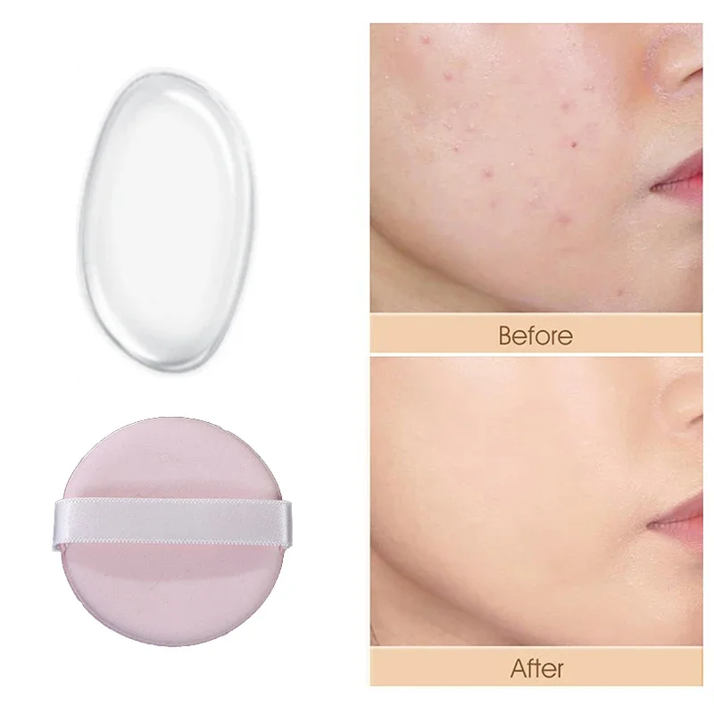 Miękka silikonowa gąbka do pudru do podkładu kosmetycznego do twarzy BB Cream Bez pożerania pudru Puder Kosmetyczny Puff Narzędzia do makijażu