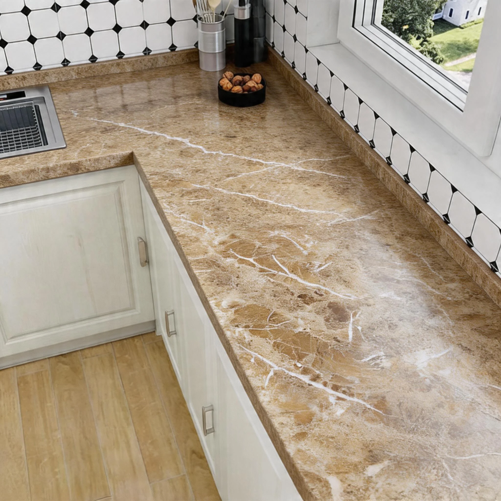 Papel tapiz autoadhesivo de mármol de 80cm para baño, cocina, comedor, gabinete, encimera, adhesivo para pared, impermeable y a prueba de moho