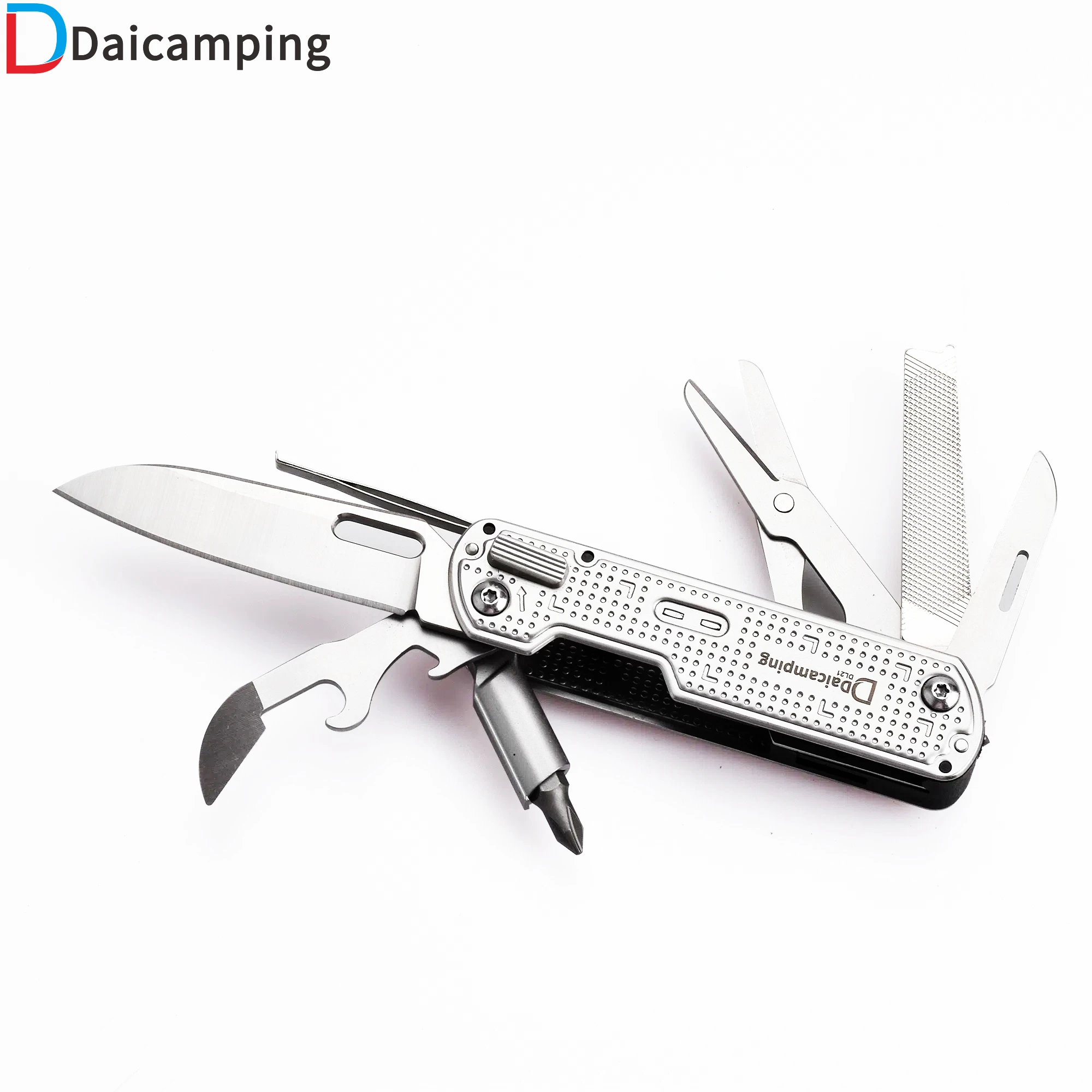 Daicamping DL21 DL3 DL19 DL15 DL17 Camping supervivencia táctica caza multiherramienta alicate Mini portátil EDC multiherramientas cuchillo plegable
