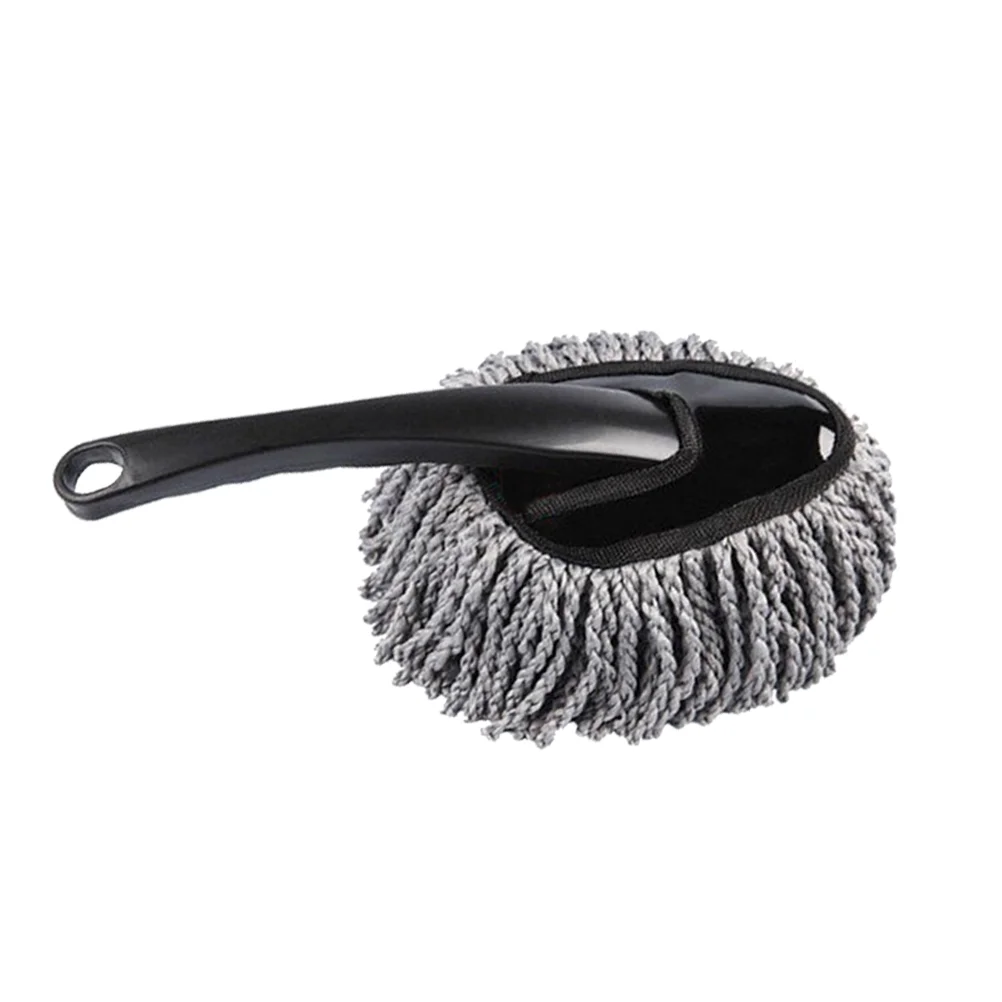 

Car Wash Cleaning Brush Microfiber Dusting Tool Duster Mop Home Cleaning For Car Seat Wheel Window Cleaning(Grey)