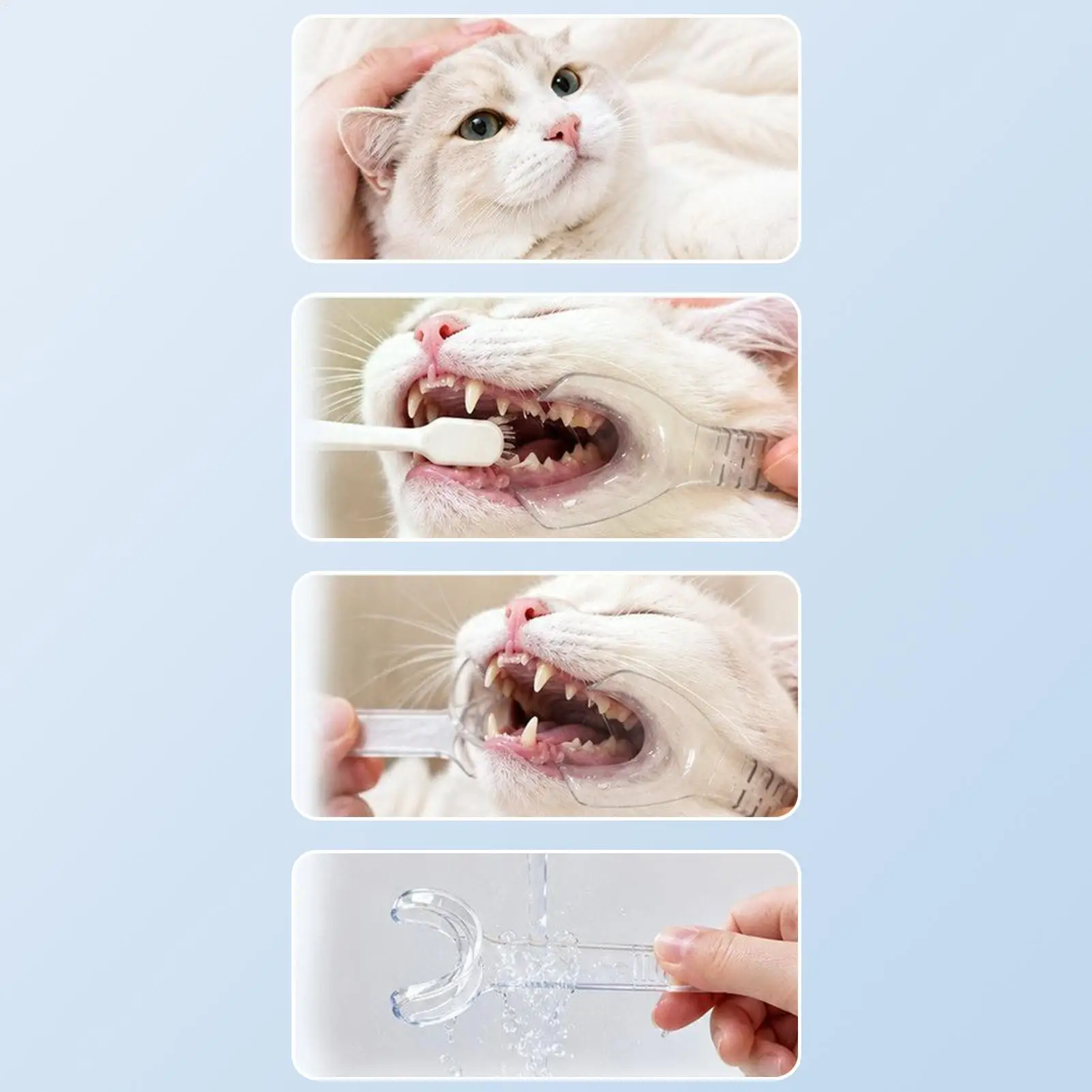6 Pieces Dog Dental Mouth Opener T Shape Mouth Opener Dog Tooth Maintenance Aid Pet Teeth Cleaning Mouth Retractor For Dog Cat