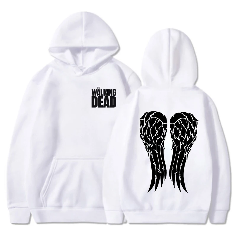 Sweat à capuche imprimé The Walking Dead pour femmes et hommes, pull décontracté, personnalisé, grande taille, nouvelle collection