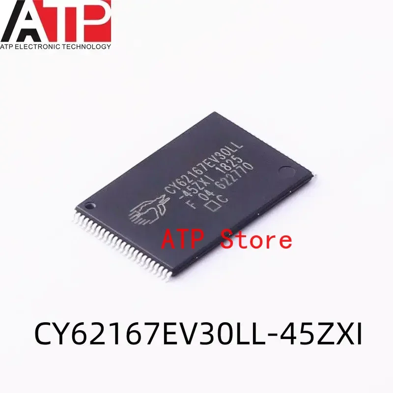 5pcs/lot New Original CY62167EV30LL-45ZXI TSOP-48 CY62167EV30LL-45ZXIT CY62167EV30LL 45ZXI SRAM Memory IC 48TSOP