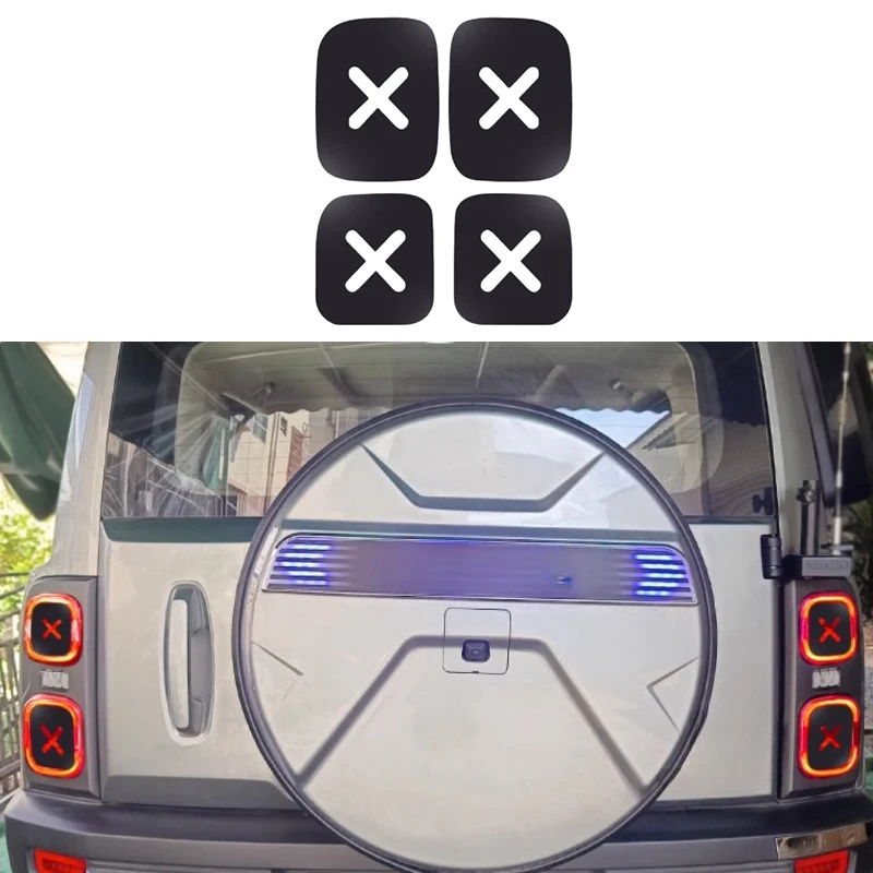 

Car Rear Brake Light Sticker Fit for Haval Raptor 23-24 Modification Auto Taillight Decorative Sticker Car Exterior Accessories