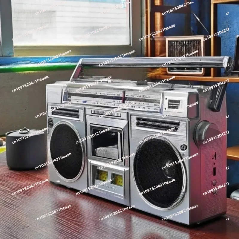 Suitable for Retro Nostalgic Stereo Dual Channel Tape Machine Cassette Machine Radio
