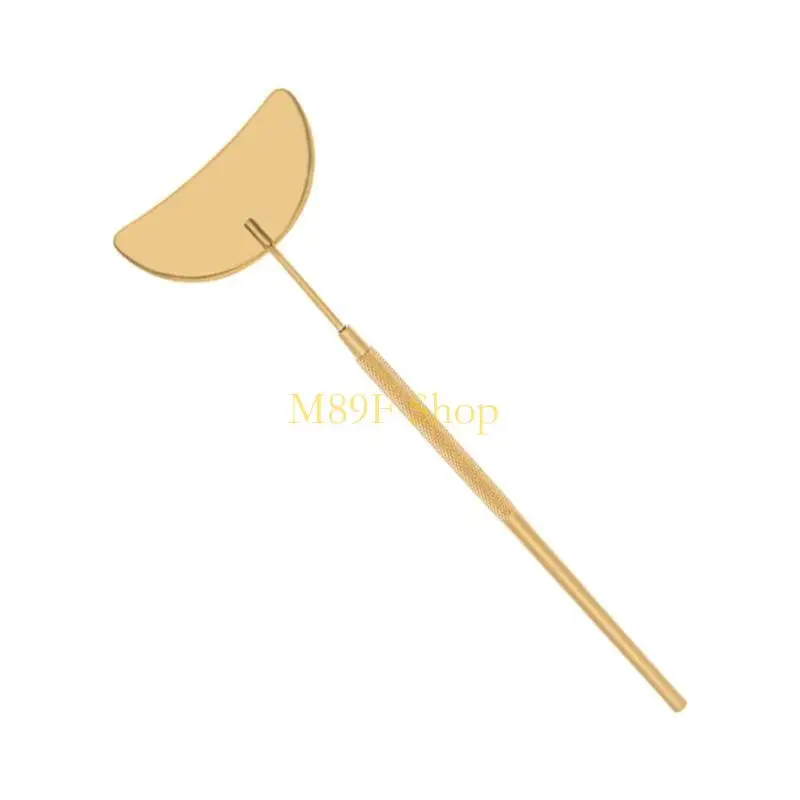 M89F espelho extensão cílios ergonômicos com maquiagem semicírculos para uso do salão