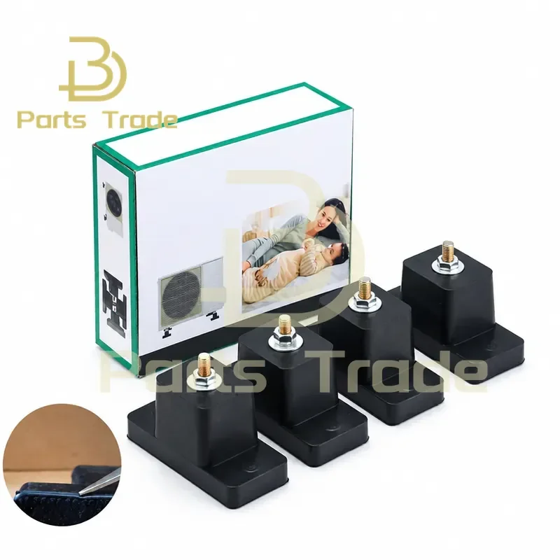 for Air Conditioner Outdoor Unit Shock Absorber Pad Machine Foot Rubber Base Mat Soundproofing Vibration Damping Noise