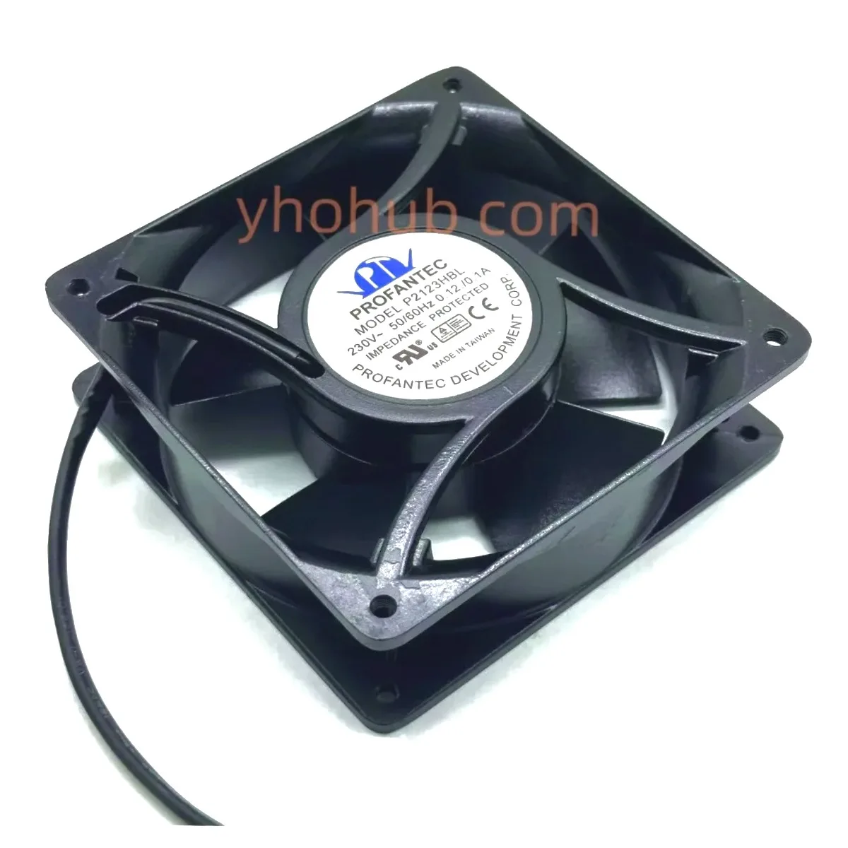 profantec-p2123hbl-012a-01a-120x120x38mm-2-wire-server-cooling-fan