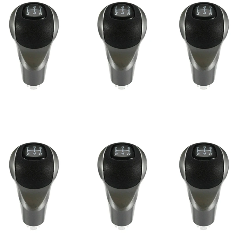 6X Shift Head, 5 Speed Gear Shift Knob Manual Shift Ball Stick For Honda Civic 2006-2011 54102-SNA-A02