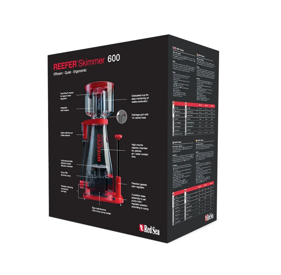 Tlf red sea reefer dc proteína skimmer para tanque de coral de água salgada eco-friendly plástico dc bomba acessórios do tanque de peixes marinhos