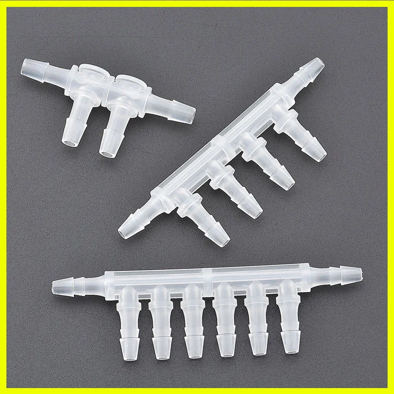 5PC Inkjet Printers Spare Parts Ink Tube Connector 4 6 8 Way Hose Ink Pipi Connector DTF Printer White Ink Circulation Connector