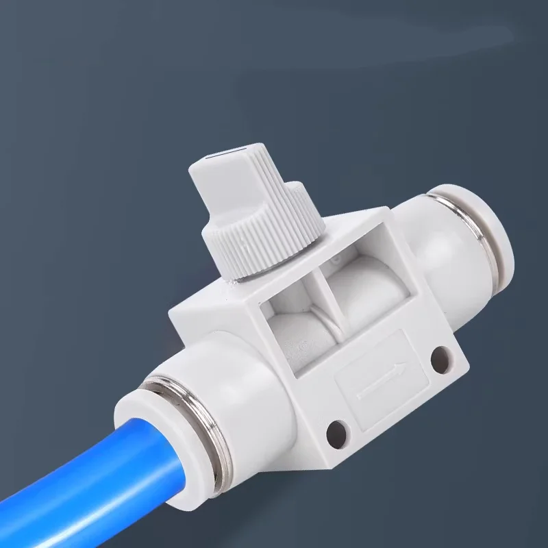 HVFF Pneumatic Air 2 Way Quick Fitting Push Connector Tube Hose Plastic 4 6 8 10 12mm Pneumatic Parts Connector Joint Fitting