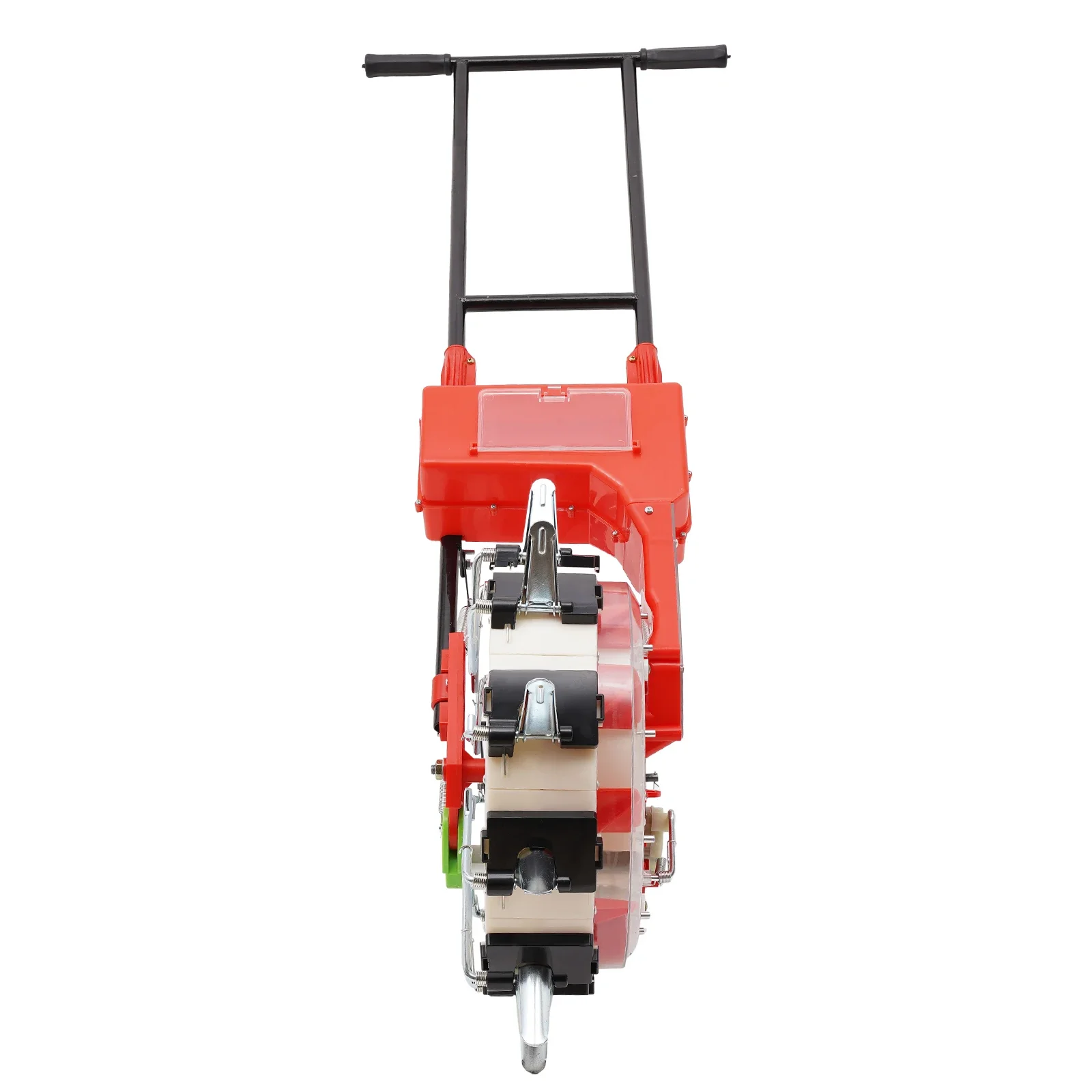 Garden Seeder Row Planter, Hand Push Seeder With 10 Nozzles, Manual Roller Seeding Machine For Corn Soy Peanut Cotton Sunflower