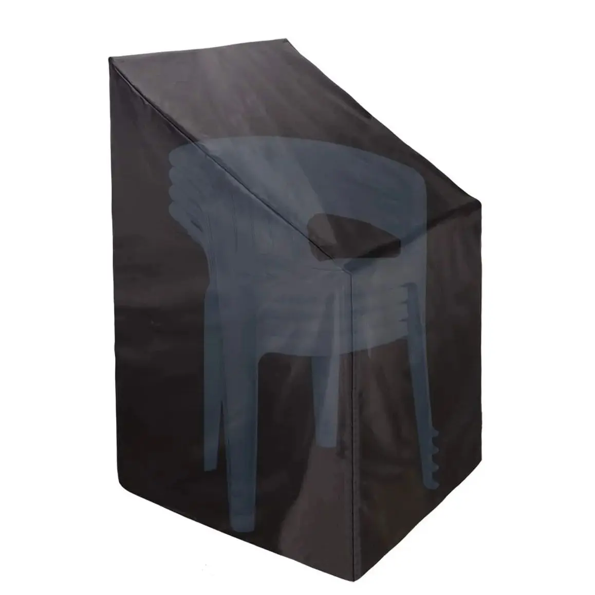 Patio Chair Covers for Outdoor Furniture Waterproof 210D Heavy Duty Stackable Chairs Cover with Adjustable Hem Cord