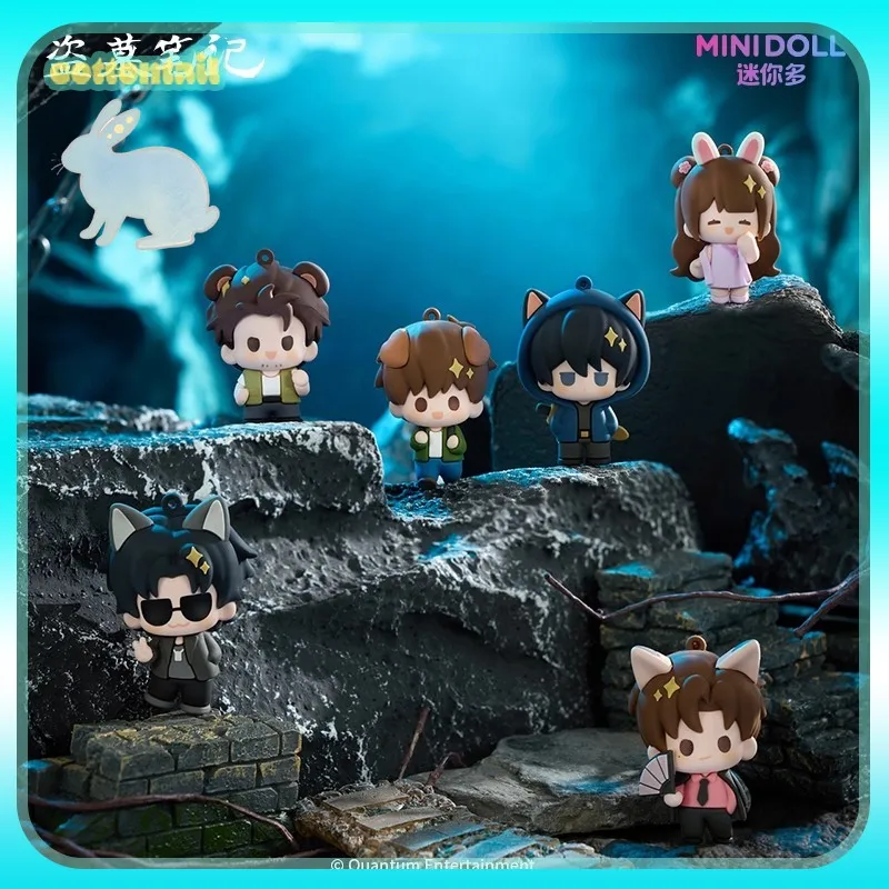 

Оригинальная мини-кукла DMBJ Grave Robbery Notes, бронзовая дверная серия, кукла на кончиках пальцев Wu Xie, периферийная подвеска, брелок для ключей, коллекция, подарок