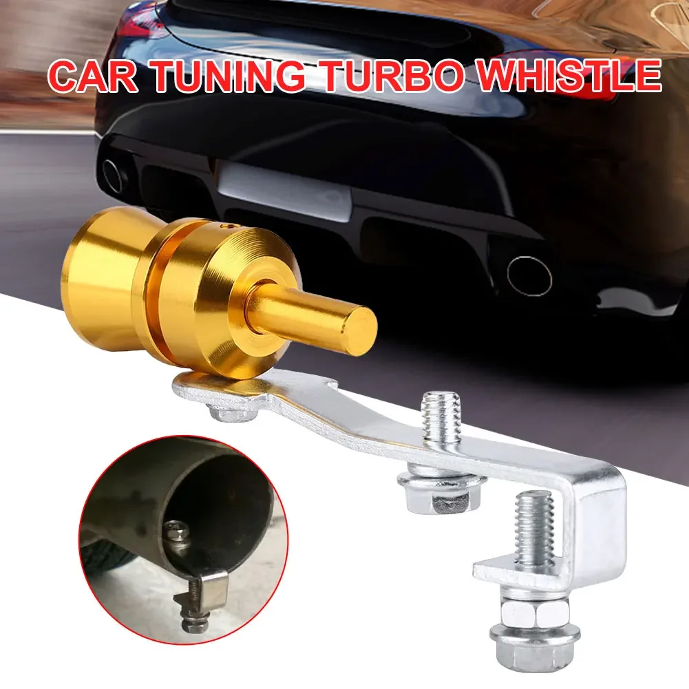 NEW 5 Color Universal Turbo Exhaust Whistle Modified Exhaust Sound Simulator Motorcycle Exhaust Pipe Sound Generator Parts