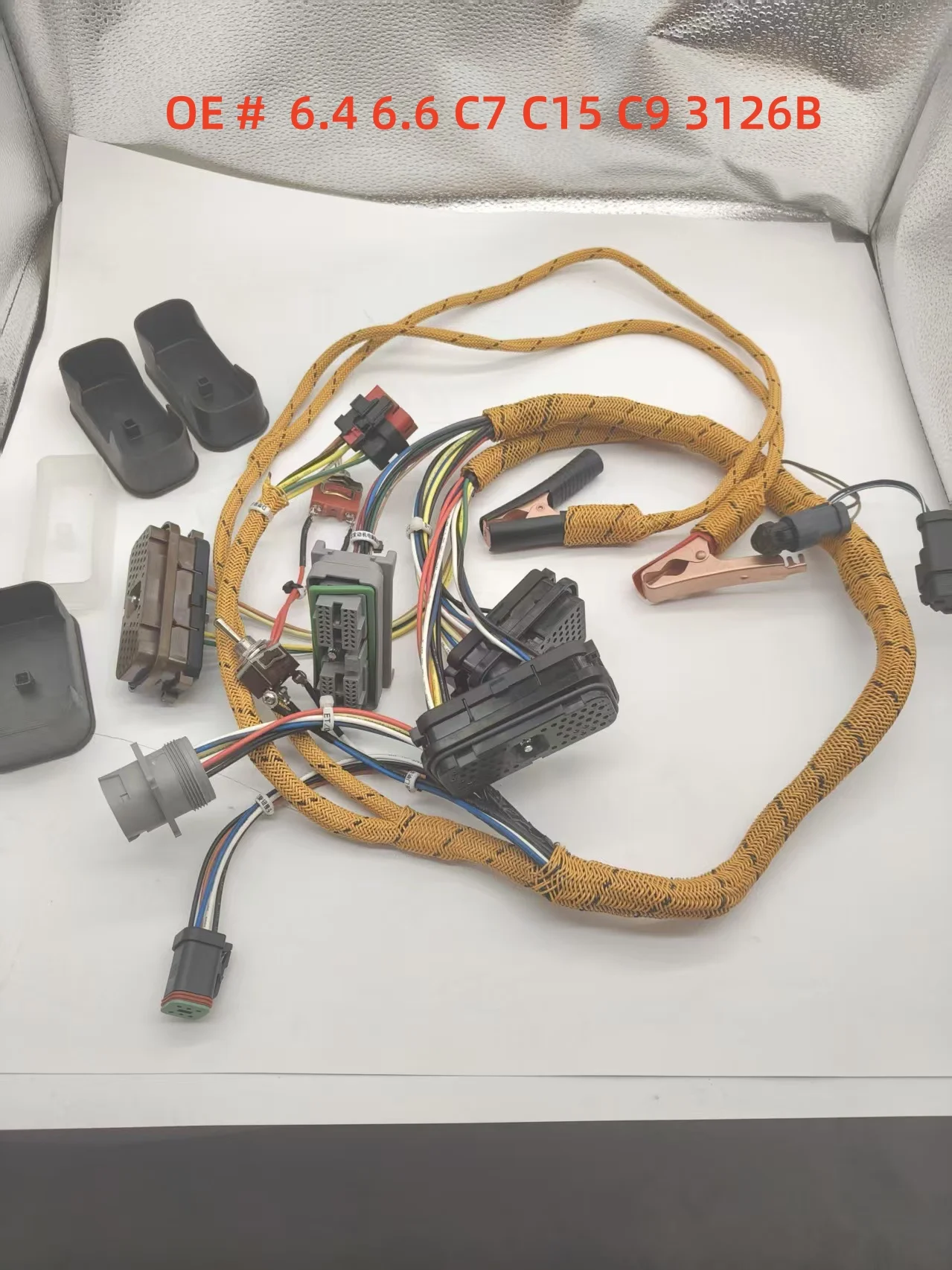 High quality New 6.4 6.6 C7 C15 C9 3126B For Caterpillar Engine  Diagnostic Cable Comprehensive Detection Testing Wiring Harness