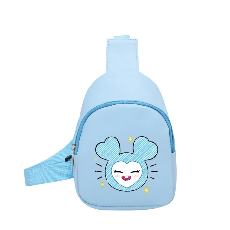 Cute Cartoon Chest Bag Kpop TWICE Shoulder Bag PU Leather Portable Crossbody Bag Woman Man Fashion Outdoor Satchel Birthday Gift view 6