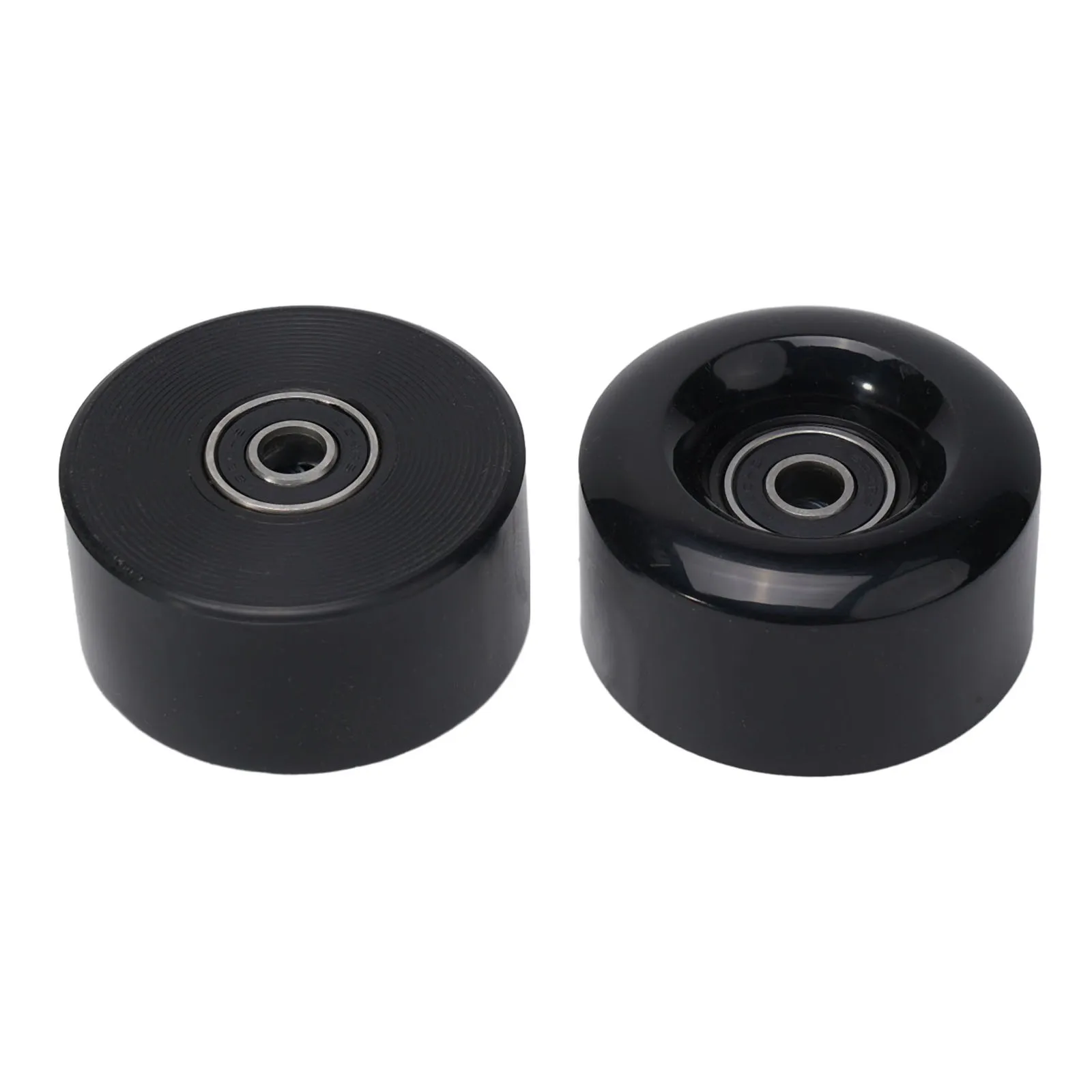 8PCS Roller Skate Wheels With Bearings 2 Toe Stoppers For Quad for skates Skateboard Roller Core High Elastic Wear-resistant PU