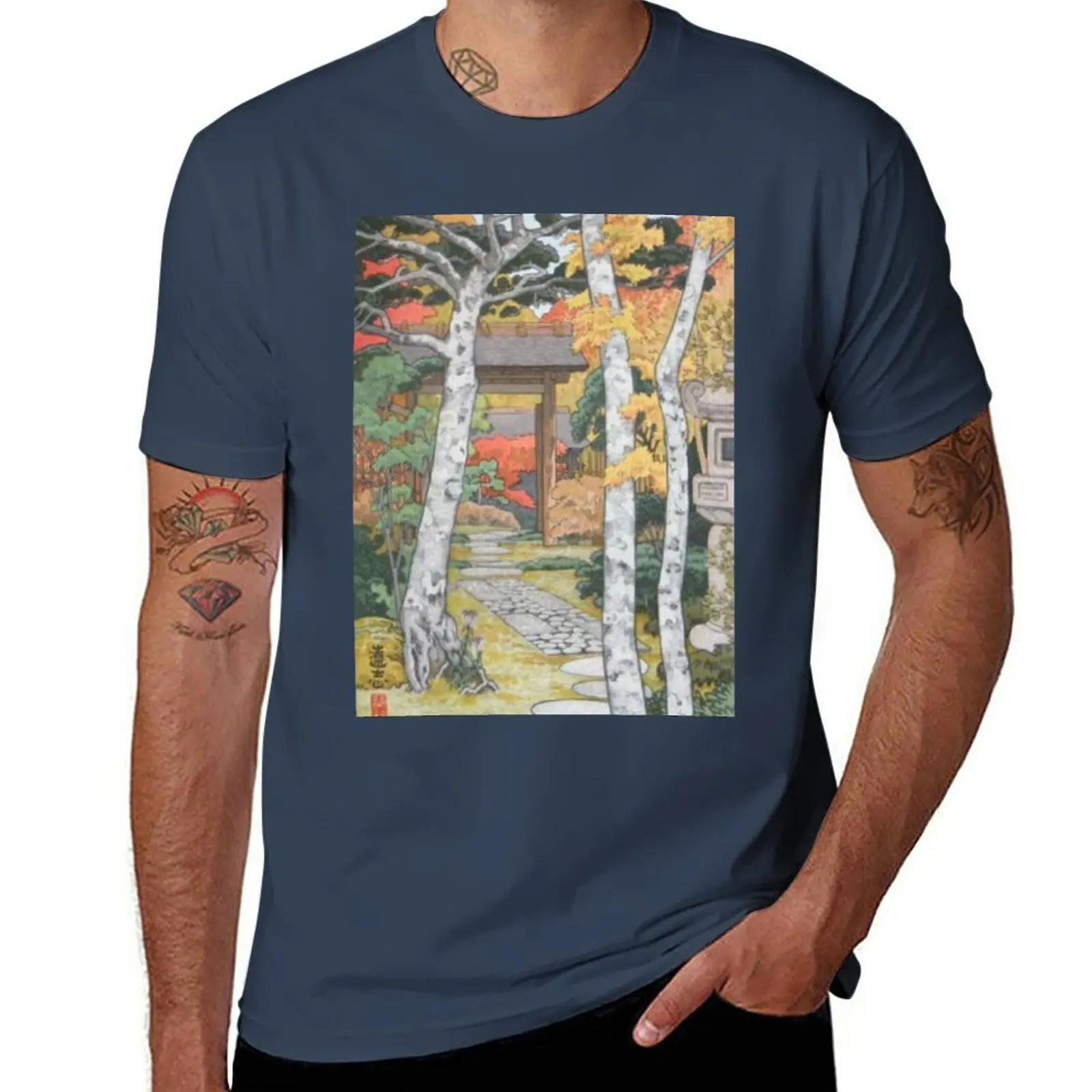 New Toshi Yoshida - Sangetsu-an Hakone Muesum T-Shirt T-shirt for a boy hippie clothes t shirts for men pack