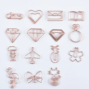 20 Stuks Cartoon Metalen Paperclip Kawaii Vorm Foto Ansichtkaart Bericht Clip School Kantoorbenodigdheden Gegevensbestand Classificatie Map