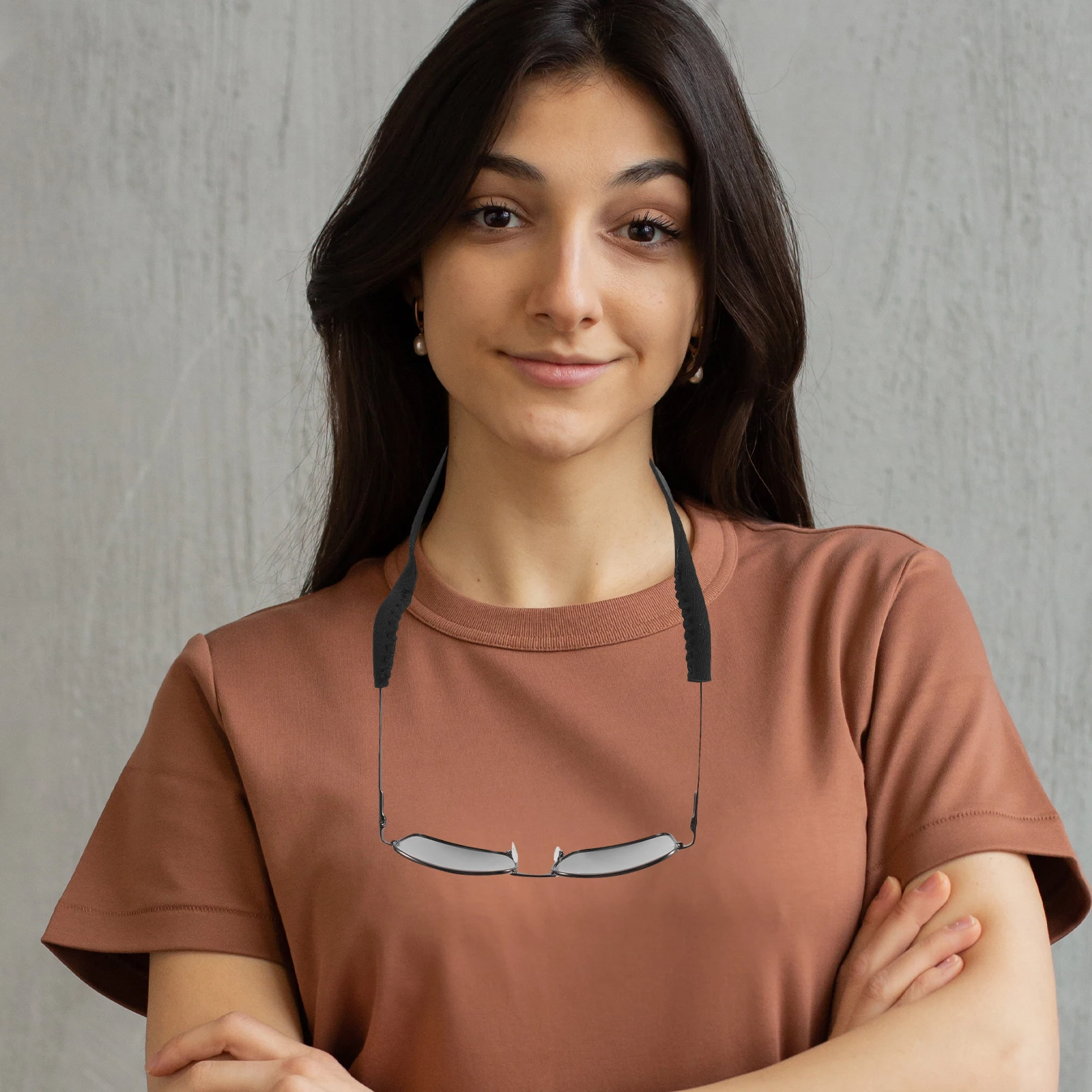 

6pcs Sports Glasses Eyeglass Holder Neoprene Sunglasses Chain Red Black Jungle Camo Brown Camo Anti Slip Durable