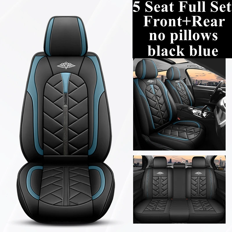 

Front+Rear Full Set Leather Car Seat Cover for Kia Carnival Ceed Cerato K2 K3 K4 K5 Optima Picanto Rio Rio 3 Shuma Soul Sportage