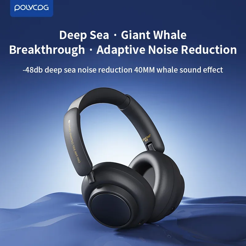 

POLVCDG Headset True Wireless Headset 3 modes Adjustable noise cancelling Headset Wireless Bluetooth 5.3 Lowlatency Use150Hours