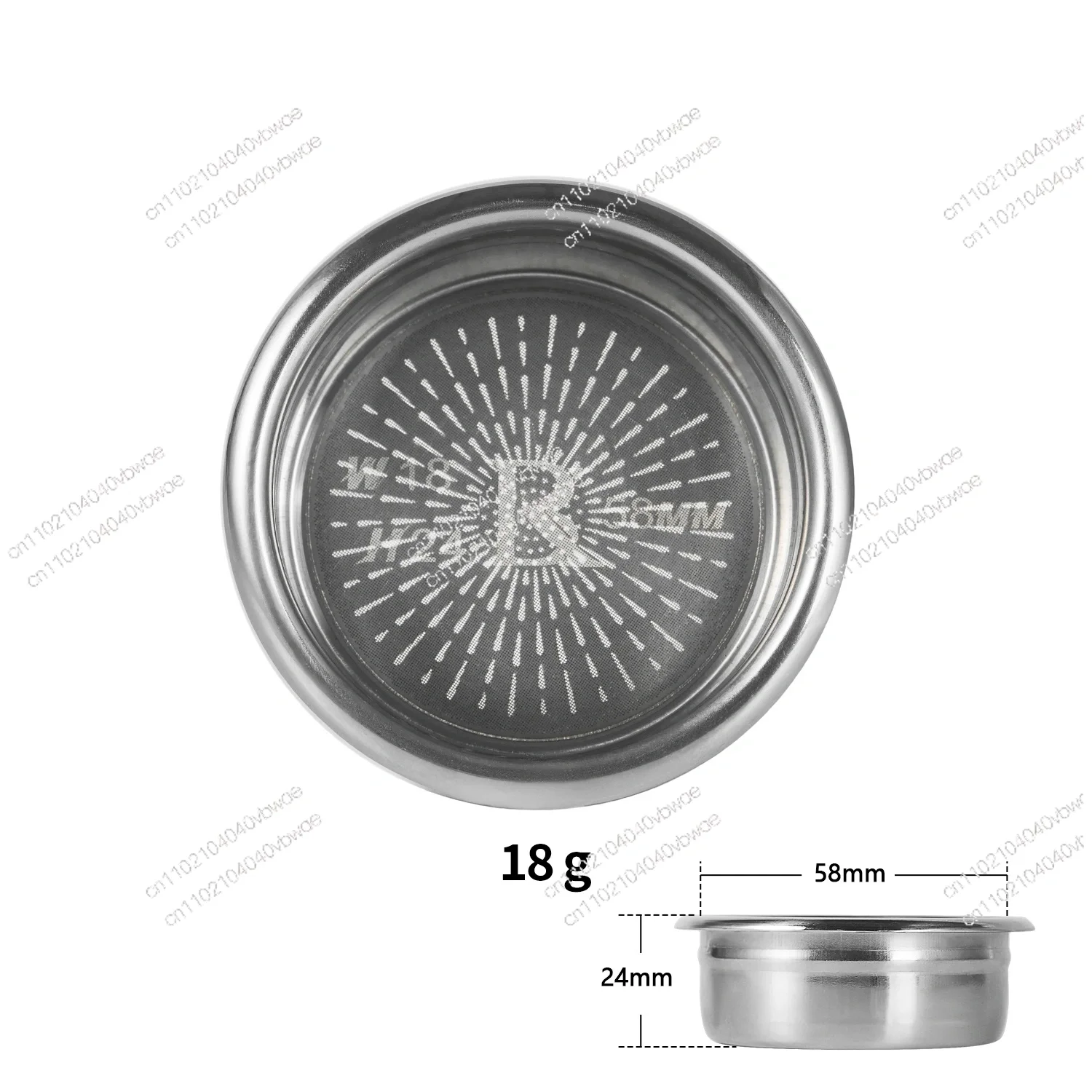 

Двухслойная чаша для порошка с прецизионной экстракцией Берлина Sound, 18 г, 22 г, аксессуары для кофемашин