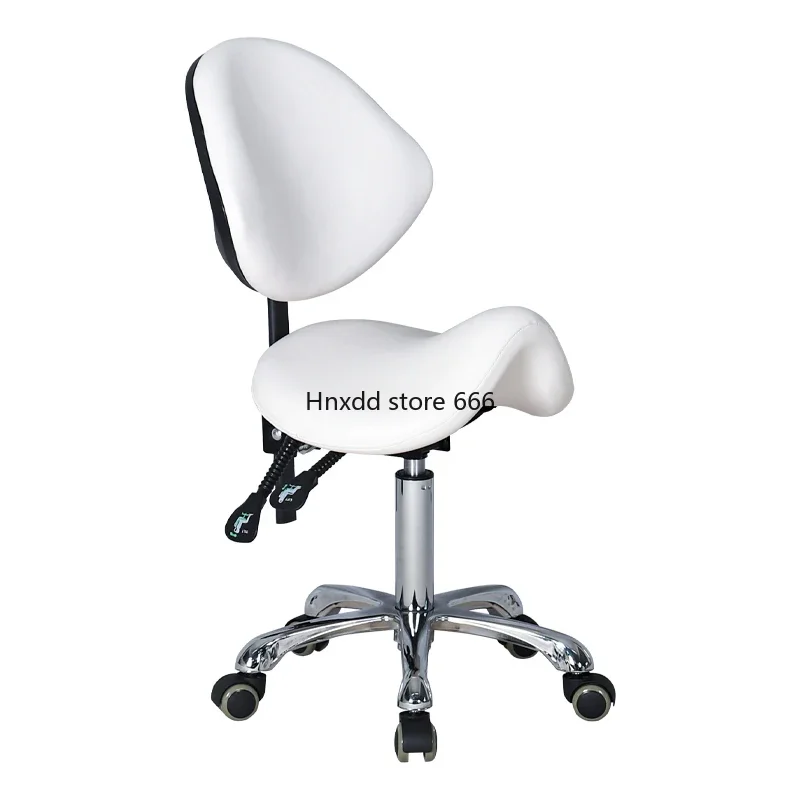 Saddle Chair Explosion-Proof Beauty Stool Pulley Backrest Spinning Lift Nail Chair