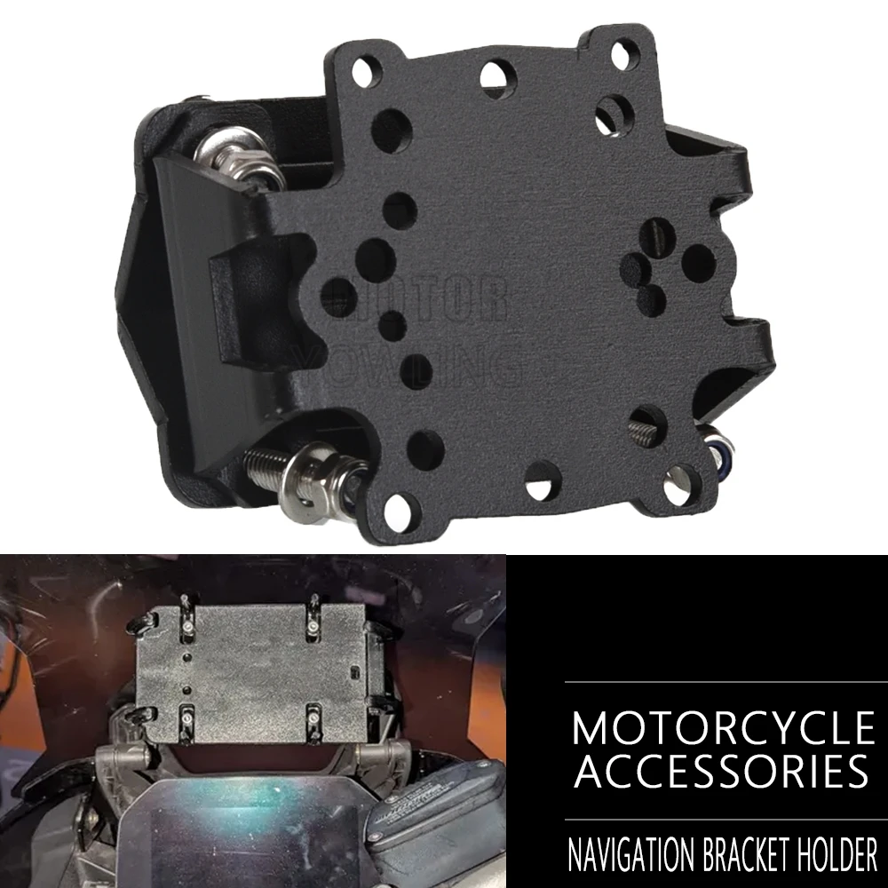 

Кронштейн для навигатора и держатель GPS-плиты для мобильного телефона для Yamaha Tenere 700 Rally World Raid 2019-2026 Super Tenere XTZ1200 2014-2024