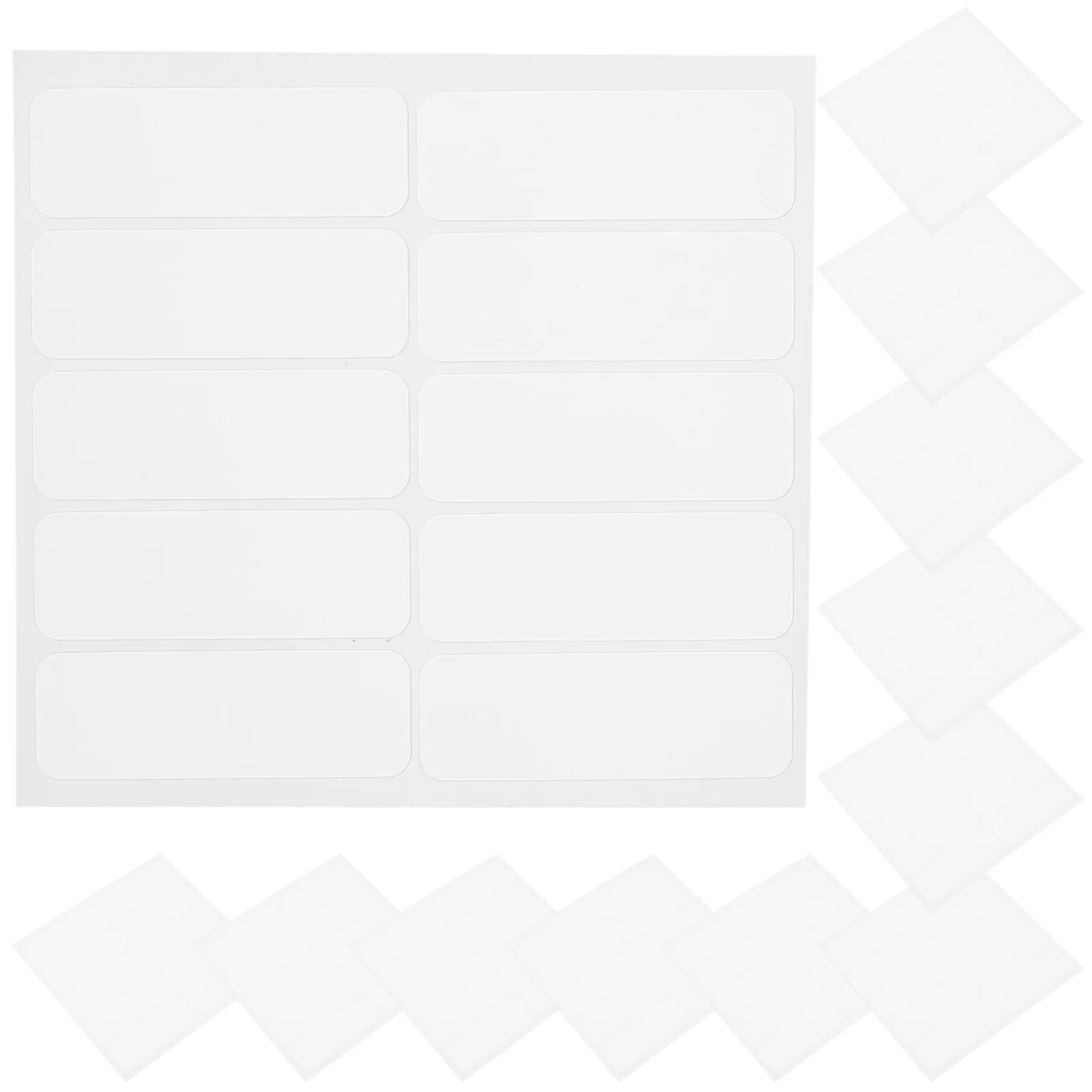 120 Pcs 철 없음 패브릭 라벨 의류 의류 액세서리 룸 쉬운 어린이를위한 세탁