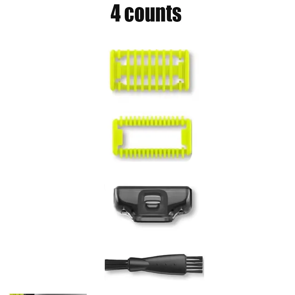 2-4 قطعة من واقيات مشط التوجيه المتوافقة مع فيليبس ون بليد QP2520 QP2530 QP2620 QP2630 QP6510 QP6520 QP6531 لحية كهربائية