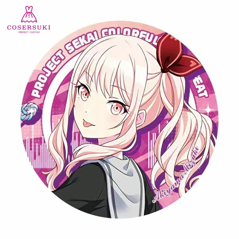 Project Sekai Pin 58 mm Badge Customizable Yoisaki Kanade Asahina