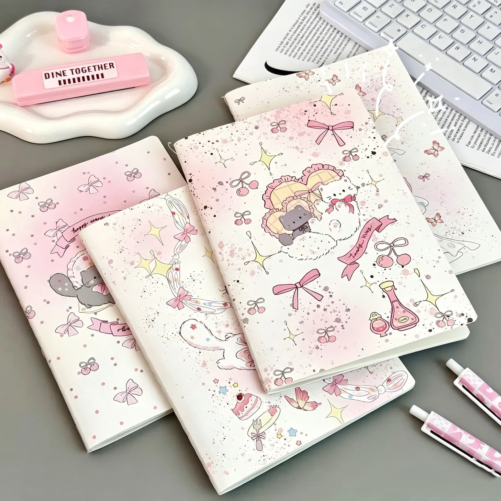 Caderno A5 com Laço de Gato Ja - Notebook Dotted A5 avaliação e preço