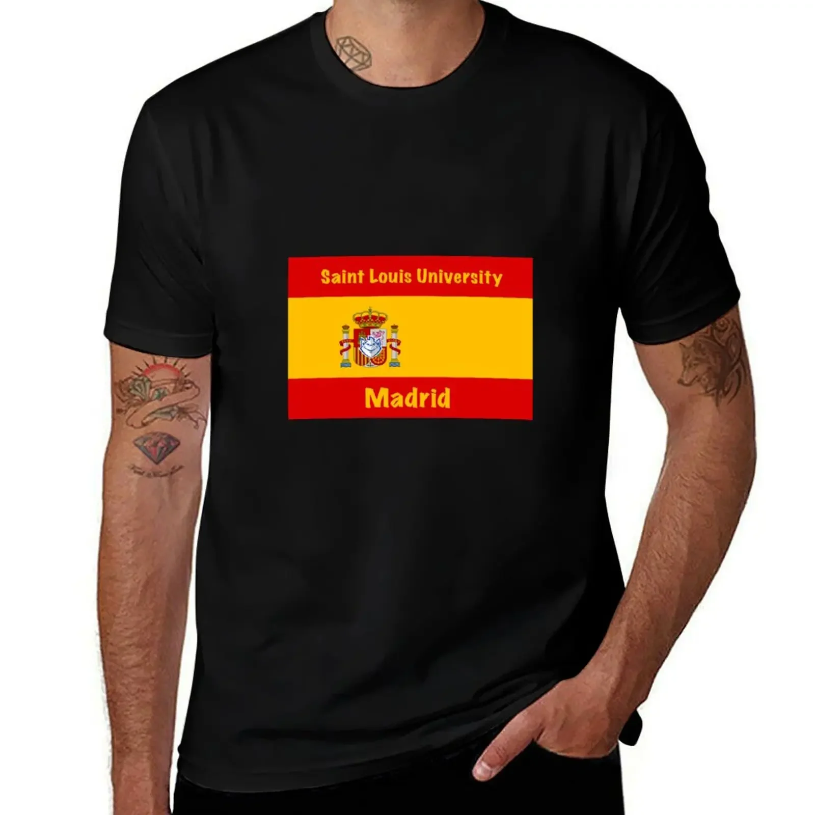

SLU Madrid Design T-Shirt man t shirt funny meme t-shirts affliction shirts graphic shirts plain t shirts men