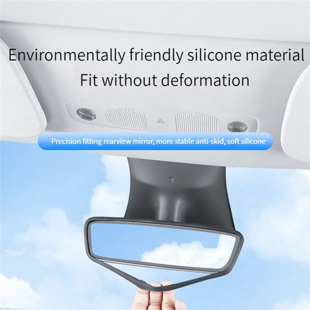 سيارة مرآة الرؤية الخلفية سيليكون الغطاء الواقي واقية الإطار تعديل الملحقات لنموذج Y/3