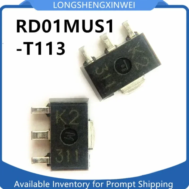 1PCS New RD01MUS1-T113 Silk Screened K2 SOT-89 Original High-frequency Tube RF Tube Patch in Stock