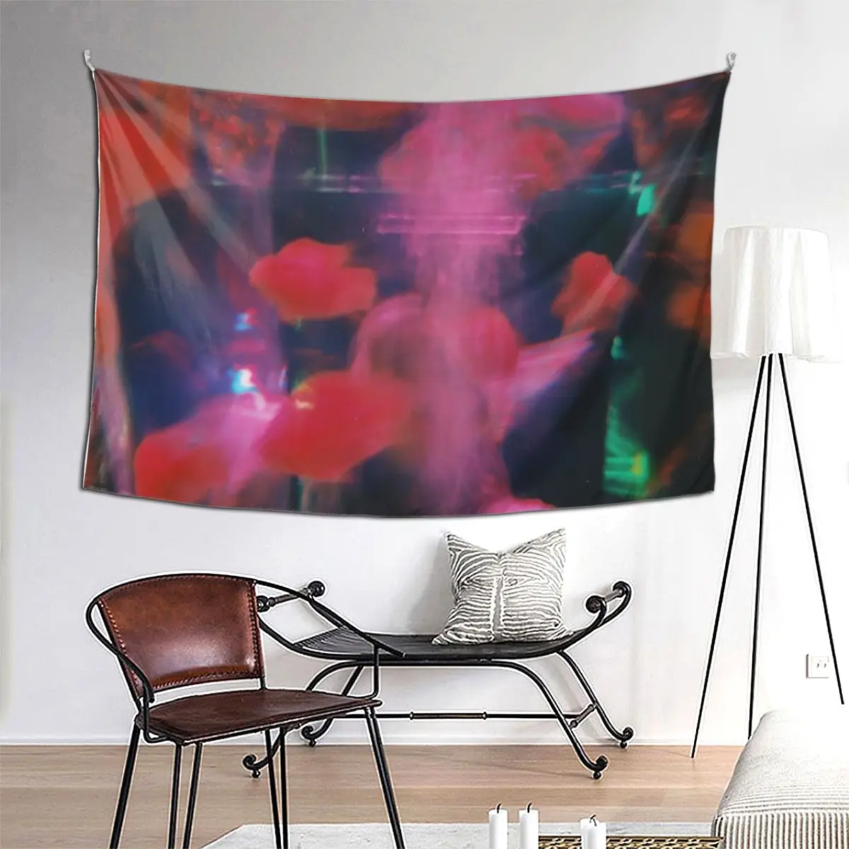 

Художественный аквариум, аналоговый гобелен, хиппи, настенный подвесной эстетический гобелен для украшения дома для гостиной, спальни, комнаты в общежитии