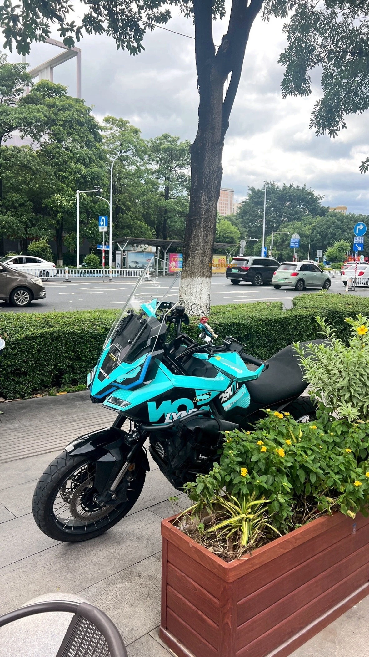 Motorcycle Windshield FOR Zontes 703F accesorios moto Windscreen Front Wind Deflector ADV Heightened Widened 53cm Parts