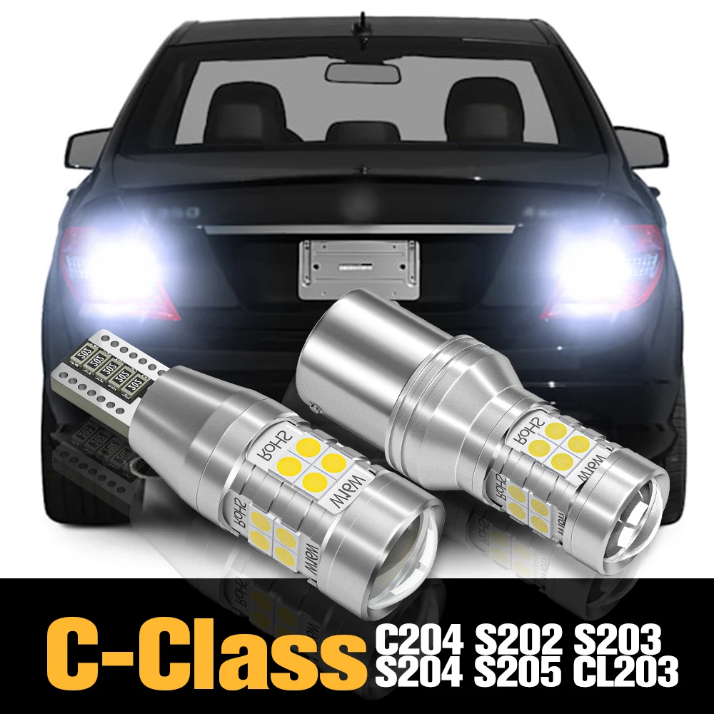 

2x Canbus LED Reverse Light Backup Lamp Accessories For Mercedes Benz C Class C204 CL203 S202 S203 S204 S205 2005 2006 2007