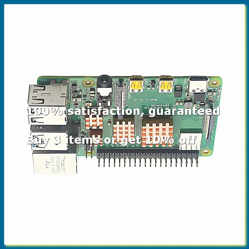 2Set Heat Sink Metal Copper Heatsink Passive Cooling Pad Heat Dissipation Radiator for Model B-DTD2