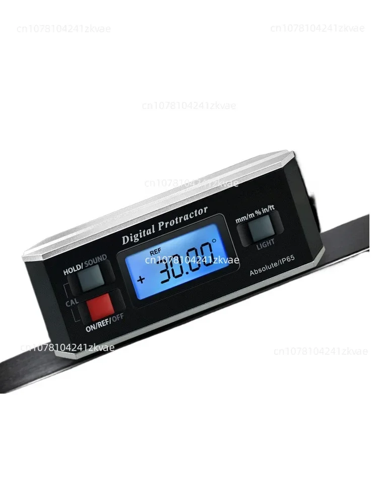 Digital Display Angle Meter Electronic Inclinometer High Precision Goniometer Magnetic  Large Screen 360 Degree Waterproof