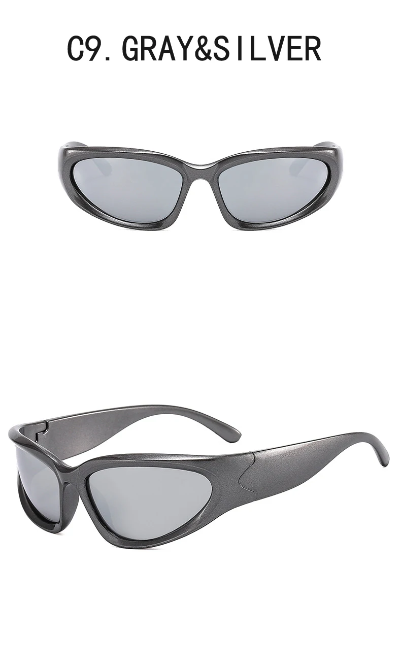 Steampunk Mode Goggle Frauen Sonnenbrille Weibliche Männer Punk Sonnenbrille Vintage Shades Brillen Dame Reiten Brillen UV400 – Detail 24