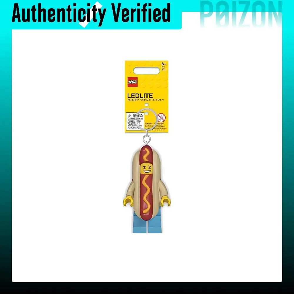 LEGO Classic Collection The Hot Dog Man Glows Keychain Building Blocks 1 KE119