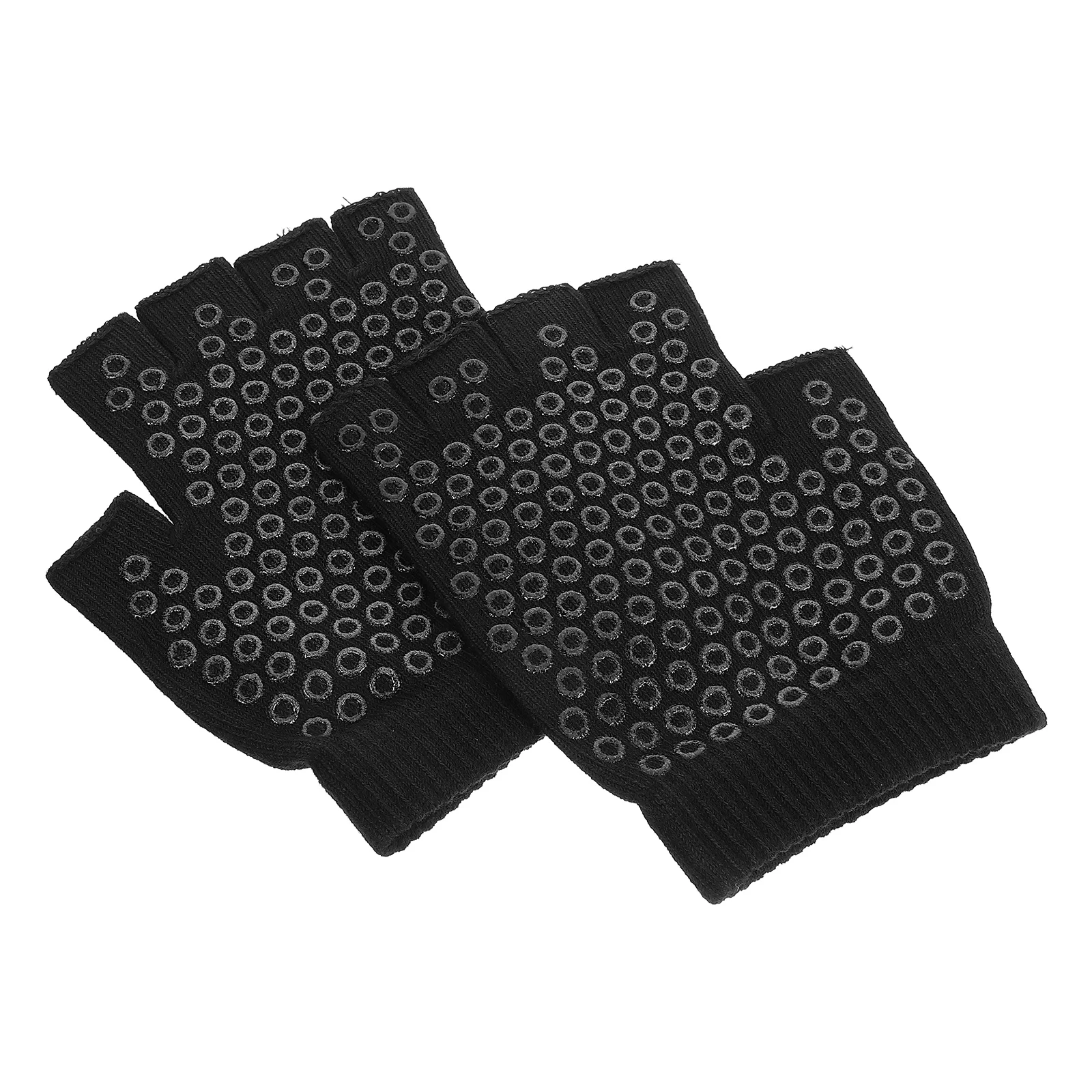 

Yoga Gloves Women Nonslip Pure Cotton Sports Fitness Exercise Anti Slip Design Half Finger Cycling Hiking Climbing Workout