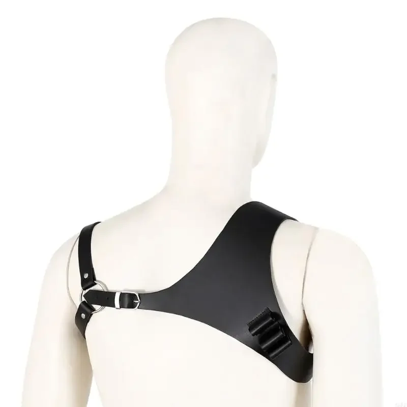 Nam Bó Sát Da PU Áo Corset Phụ Kiện Trang Phục Cho Sân Khấu Biểu Diễn Và Sự Kiện Cosplay