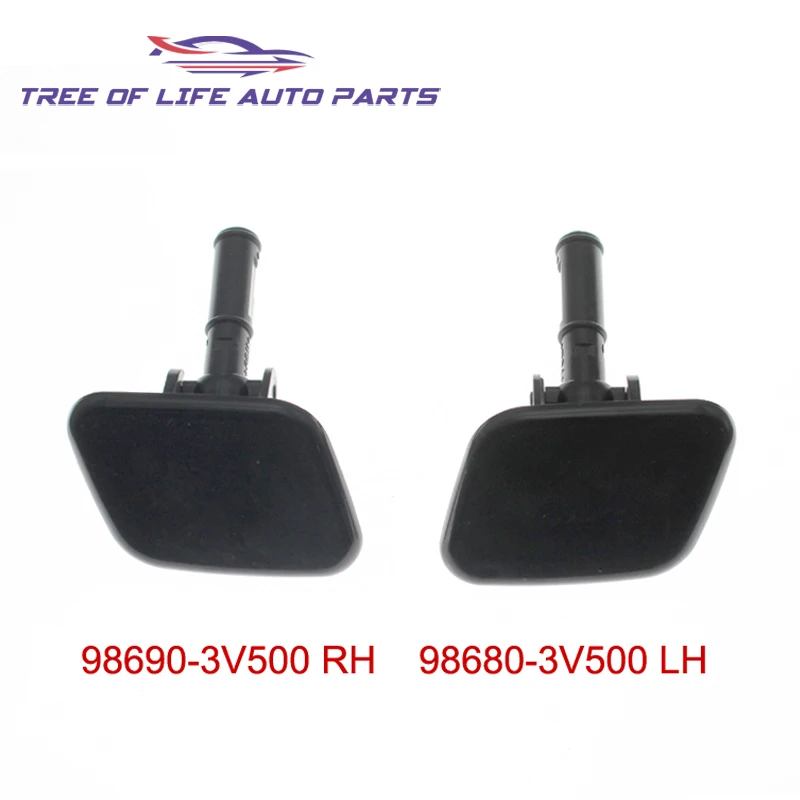 

98680-3V500 98690-3V500 Front Bumper Headlight Washer Spray Nozzle Jet Cover Cap For Hyundai Azera 2015-2017 98680 3V500