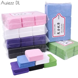 540Pcs/Pack Colourful Lint Free Nail Wipes Soft Gel Nail Polish Remover Pads Absorbable Eyelash Extension Glue Cleaning Wipes