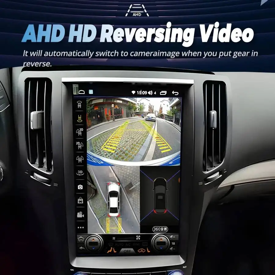 

12.1-дюймовый Android-плеер для Nissan Skyline 370GT, Infiniti FX35, FX37, FX50, QX70 2009-2016, GPS-навигация, CarPlay, автомагнитола